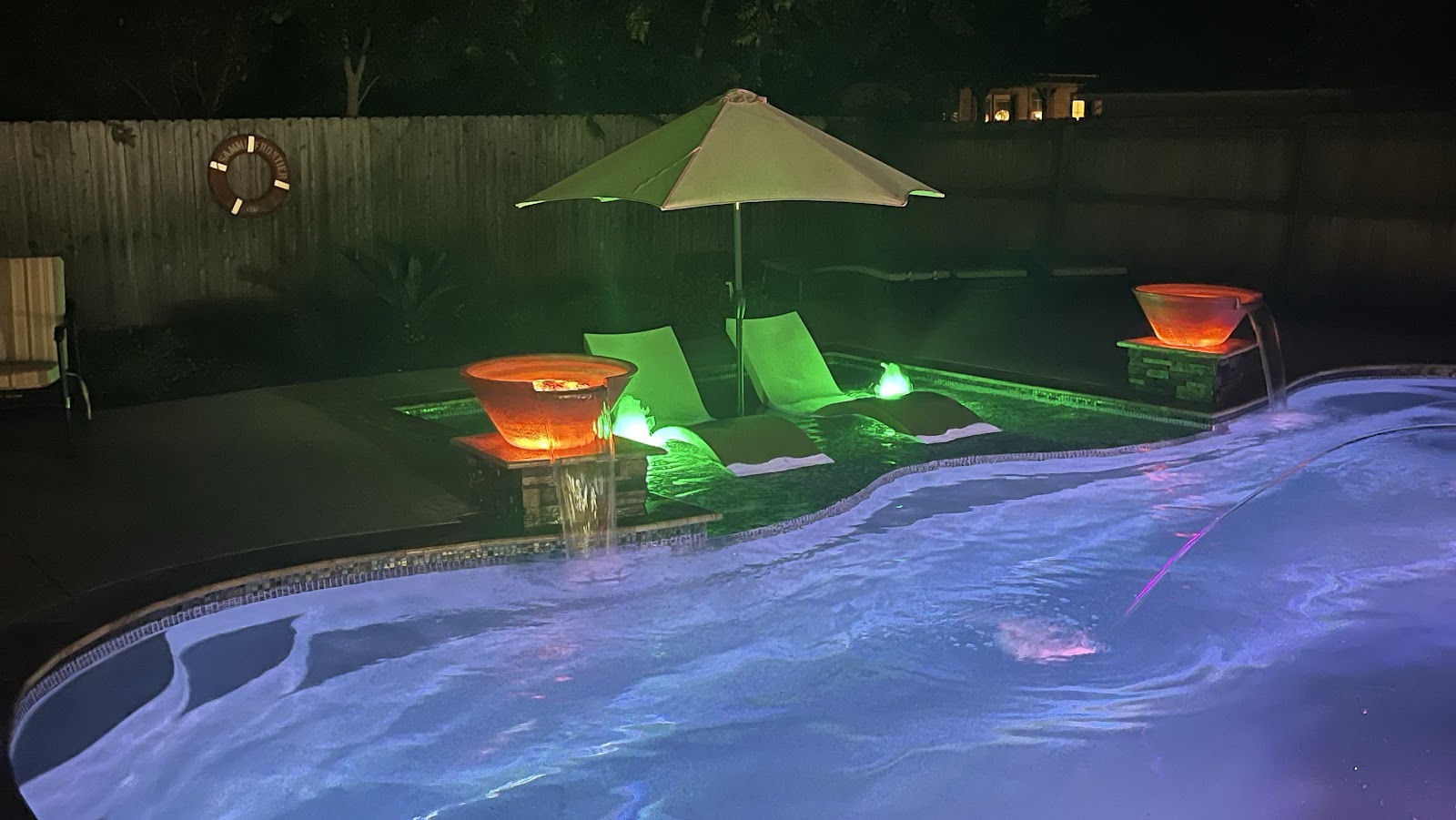 Mediterranean-Style Pool & Spa in Merkel